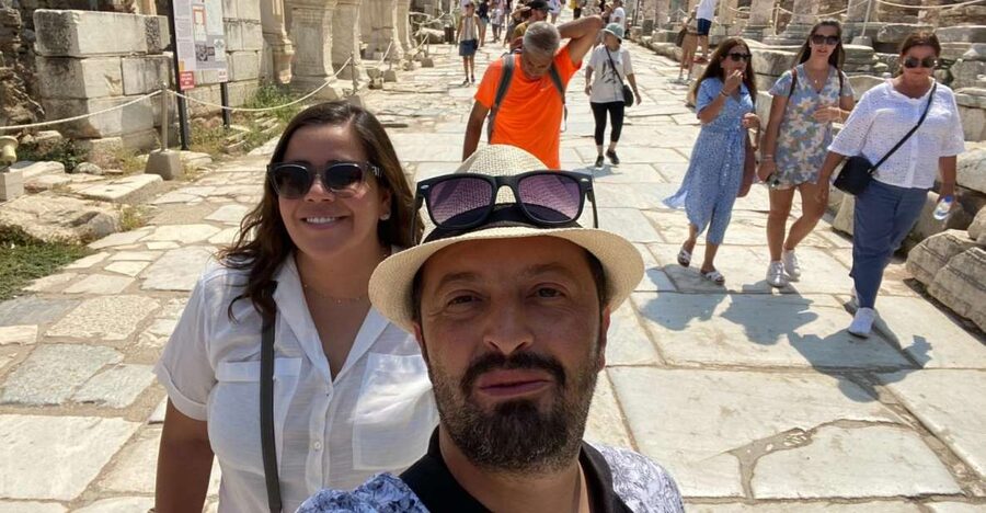 Affordable Ephesus Tour: No Better Way Exploring History - Temple of Hadrian and the Great Theatre: two “public life” stops in one block