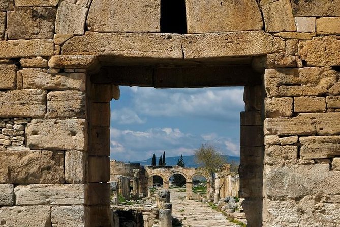 Day Tour - Pamukkale, Travertines and Hierapolis Tour from Kusadasi - Hierapolis spa pools: a soak with ancient columns overhead