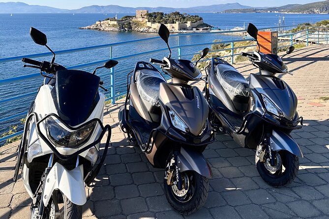 Ephesus & Kusadasi Rent a SCOOTER & MOTORCYCLE - 50 cc on a Car License vs 155 cc With a Motorcycle License