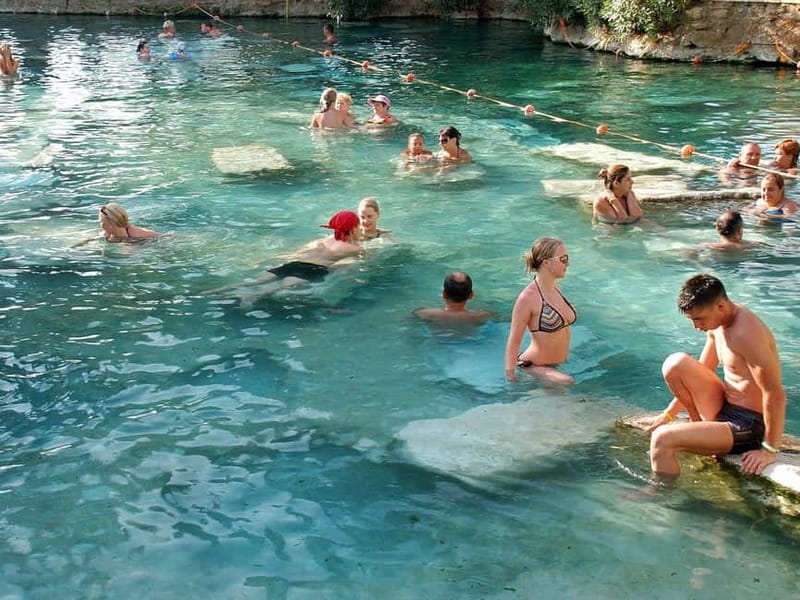 From Kusadası: Pamukkale Day Trip w/Balloon Flight & Lunch - What to bring for Pamukkale pools and a smooth flight morning