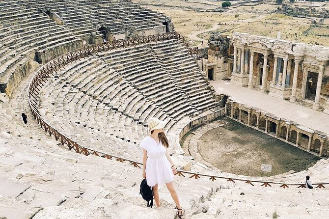 Full Day Pamukkale Guided Tour From Kusadasi With Thermal Pools - Pamukkale and Hierapolis: how the guided portion sets up your free time