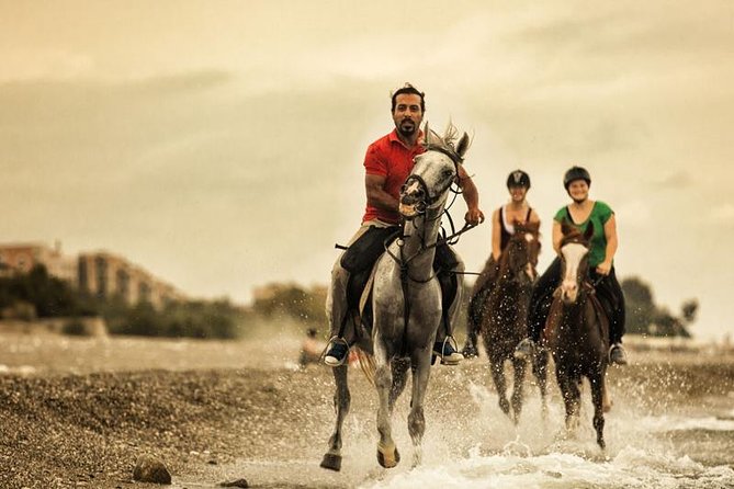 Horseback Riding From Kusadasi Port For Cruise Guests - The trail safari: bushes, trees, and a steady line