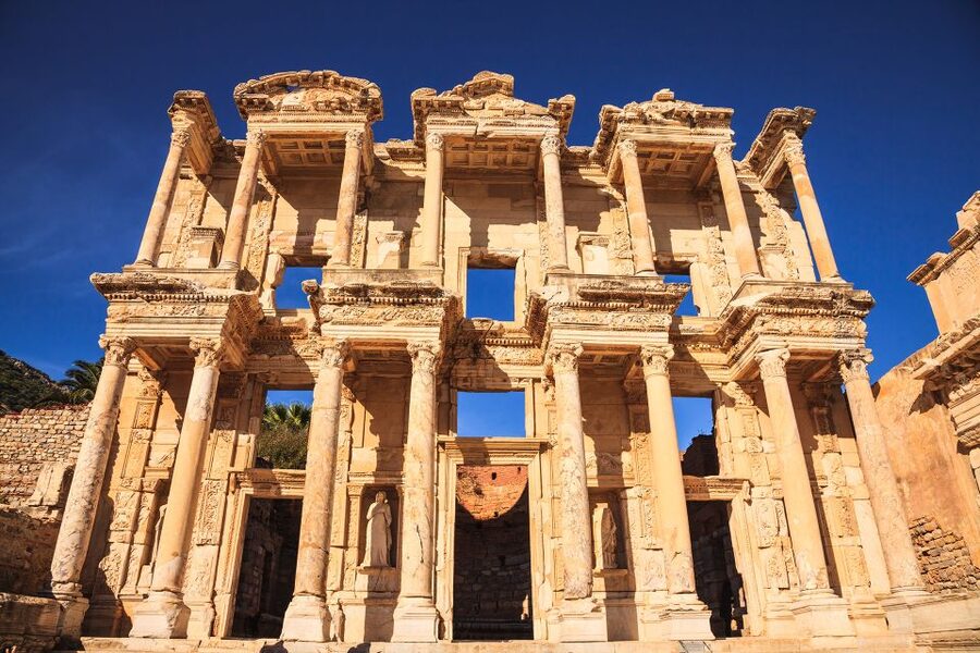Kusadasi: Ephesus & House of Virgin Mary Fully Guided Tour - Odeum, Celsus Library, Hadrian’s Temple, Trajan’s Fountain, and the Great Theater