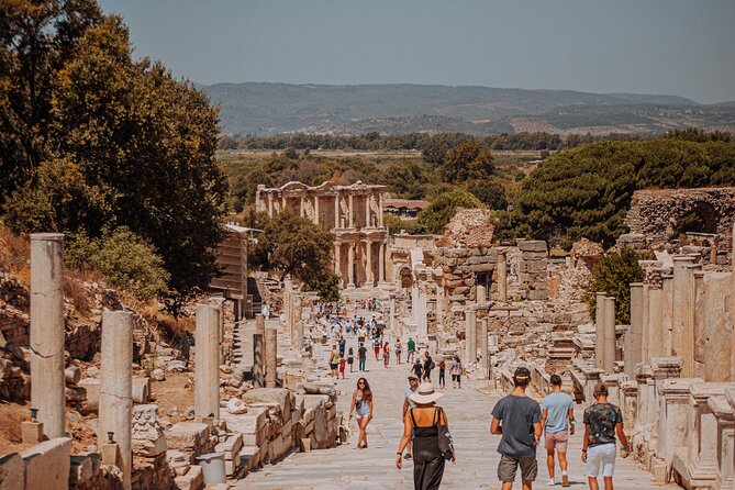 Kusadasi ephesus tours Turkish Bath with Port Pick Up and drop - Ephesus Ancient City: Celsus, Theatre, and the Big-Story Tour Feel