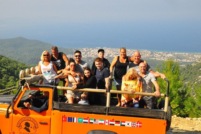 Kusadasi Jeep Safari Adventure w/LUNCH from Kusadasi Hotels&PORT - Cave of Zeus swim and the water-fight rhythm