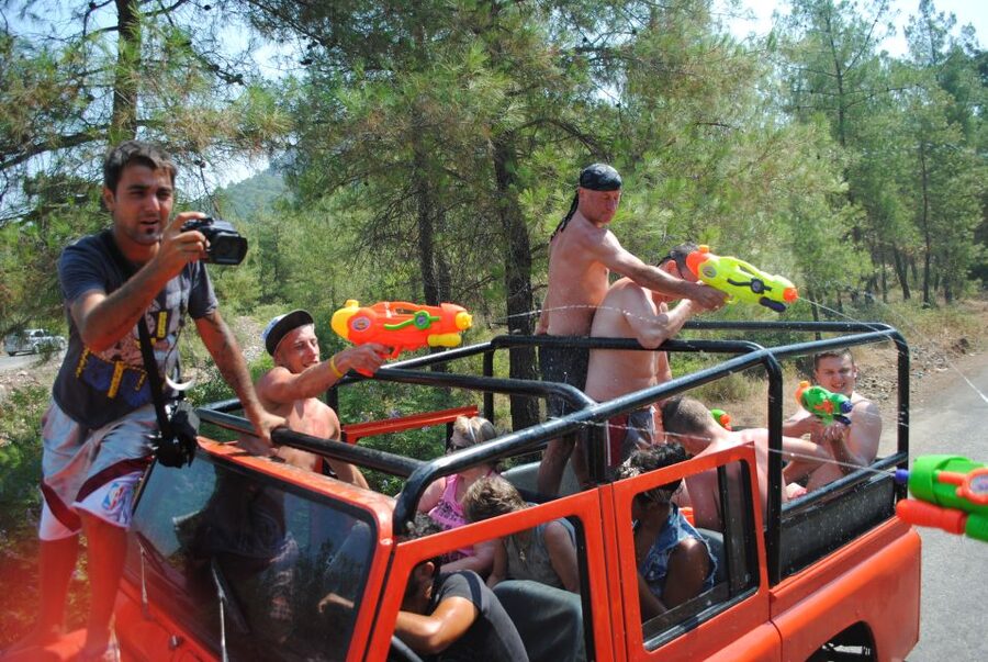 Kusadasi Jeep Safari w/ Lunch and Water Fight - Kursunlu Monastery and the stop that gives the day a spine