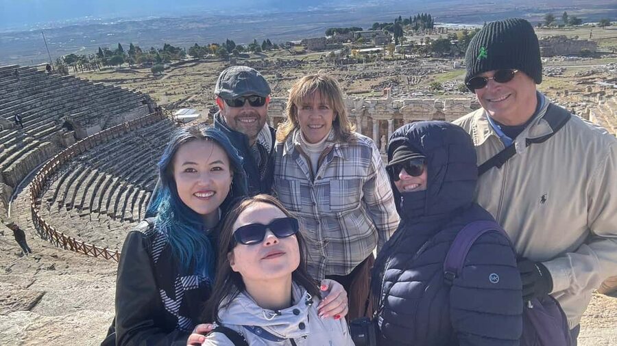 Kusadasi: Pamukkale & Hierapolis Tour with Lunch - Pamukkale Amphitheatre and Roman Baths: the Roman add-on you’ll appreciate