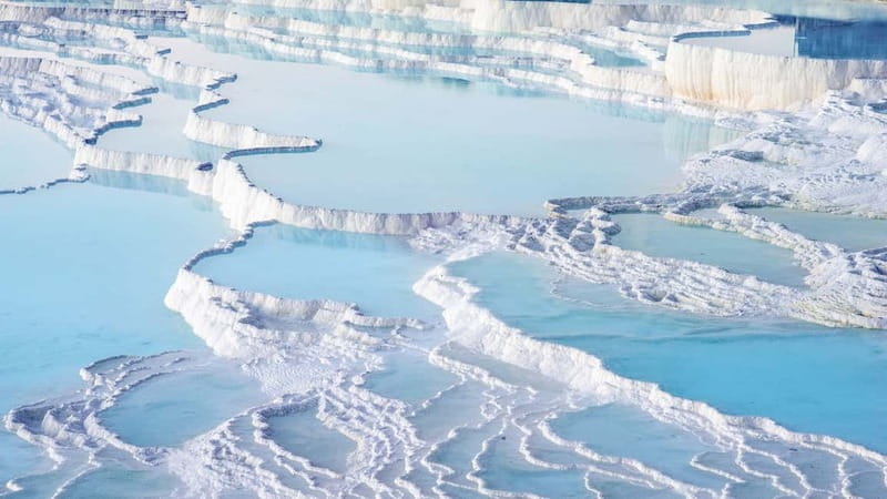 Pamukkale and Hierapolis: Full-Day Private or Group Tour - Pamukkale’s White Travertine Terraces: Walking on Calcite Time