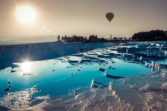 Private: Day Tour to Pamukkale from Kusadasi - Cleopatra Pools: swimming among sunken columns and statues