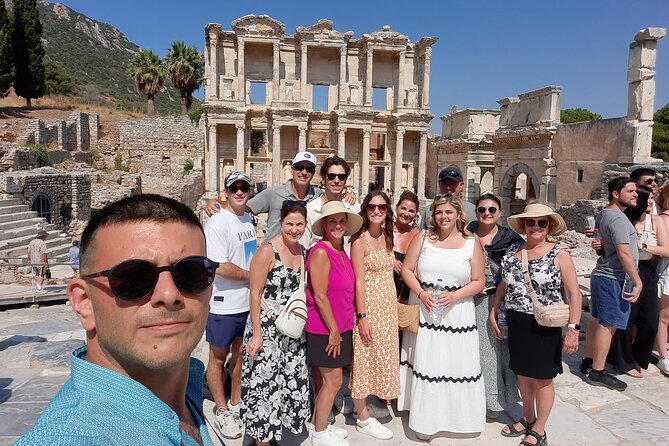 PRIVATE or SHARED: Ephesus & Mary's House Tour ENTRY FEES & LUNCH - Temple of Artemis: Seven Wonders scale, plus the bank angle