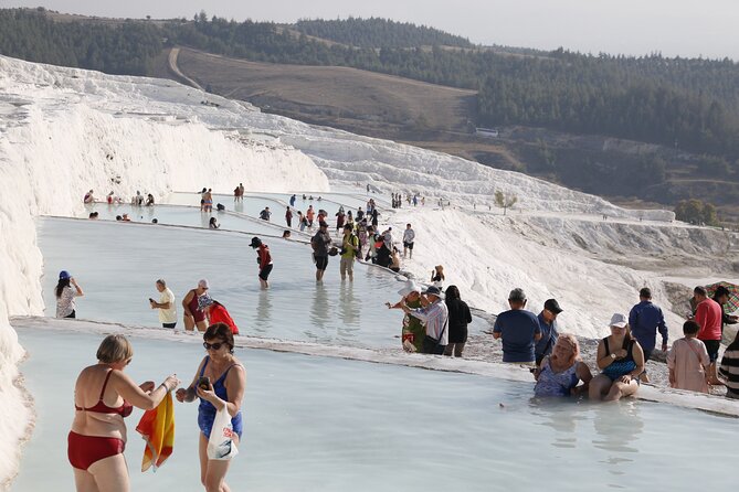Small Group Pamukkale Tour From Kusadasi or Selcuk Hotels - Why Pamukkale Looks Like Snow (But Feels Like Warm Water)